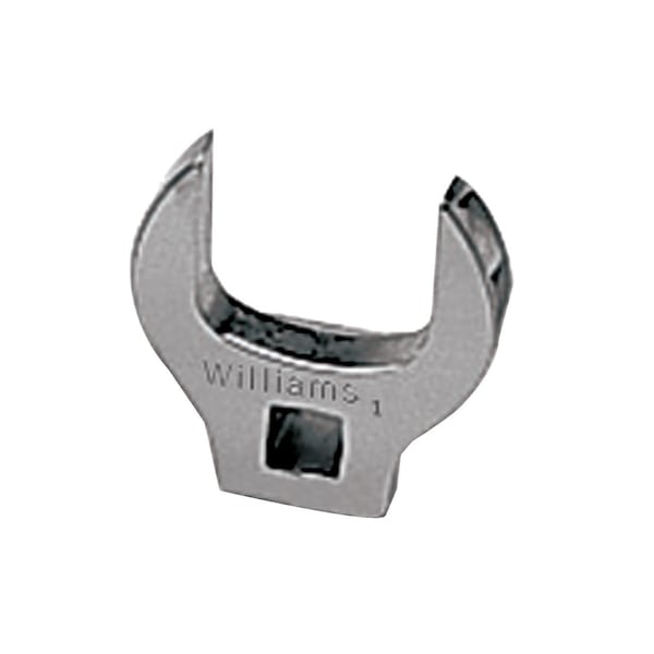Williams 3/8 Drive 22 mm Open End Crowfoot Wrench, Satin Chrome Finish - JHWBCOM22