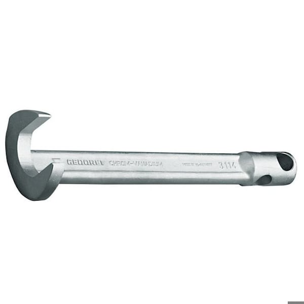 Gedore Metric Crowfoot Wrench, 19mm Open End, Chrome Plated - 3114 19