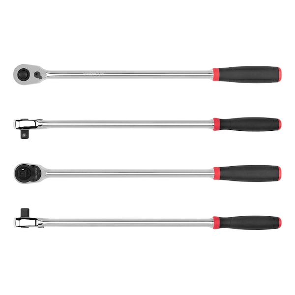 Tekton 1/2 Inch Drive x 18 Inch Quick-Release Comfort Grip Long Ratchet - SRH12218