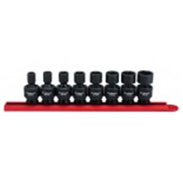 Gearwrench Gearwrench KD84917N 0.38 in. Drive 6 Point SAE Universal Impact Socket Set; 8 Piece - KD84917N
