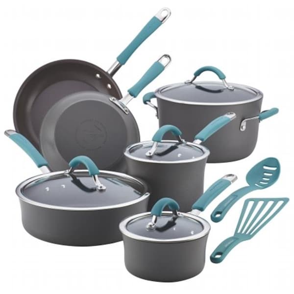 Rachael Ray Rachael Ray 87641 87641 12pc Set - Blue Handle - 87641