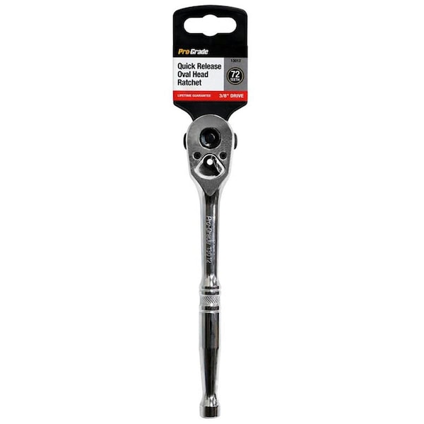Cromo 0.37 in. Drive Quick Release Oval Head Ratchet - CR3311116