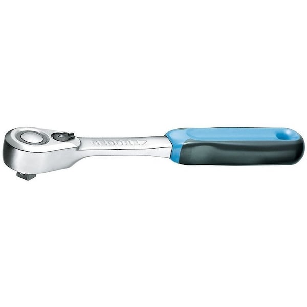 Gedore 3/8" Drive 60 Geared Teeth Ratchet, Reversible, 3/8", 200mm, Chrome - 3093 U-20