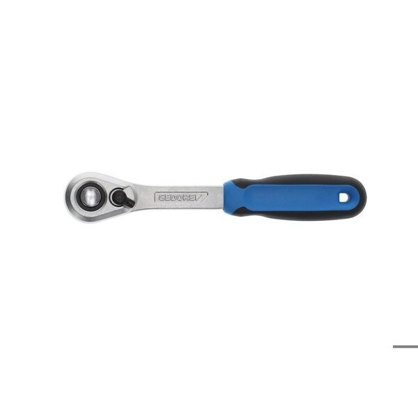 Gedore 3/8" Drive 60 Geared Teeth Ratchet, Reversible, 3/8", 200mm, Chrome - 3093 U-20