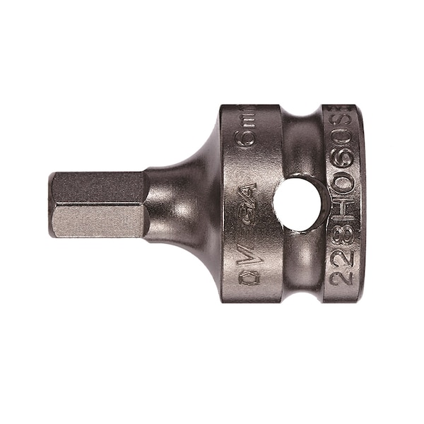 Vega Hex 7/32 Socket Bit x 1" - 3/8 Sq Dr - 228H1464SB
