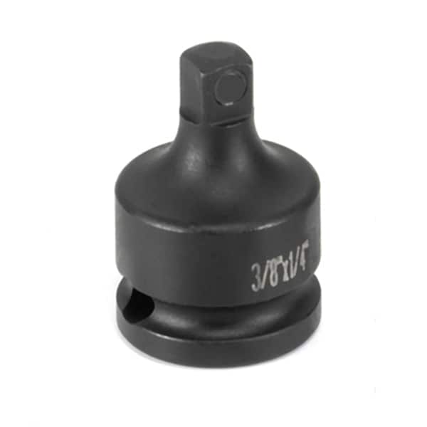 Grey Pneumatic 3/8" Female x 1/4" Male Adapter w/ Locking Pin - 1128AL