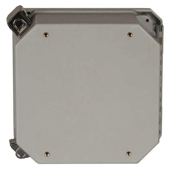Wiegmann Fiberglass Electrical Enclosures, 14 in H, 8 in D, 12 in W, NEMA 4X, Hinged - HW-141208CHQRW