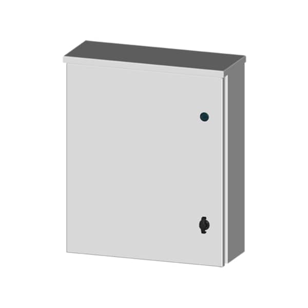 Dwyer Instruments Carbon Steel Electrical Enclosures, 24 in H, 24 in W, NEMA 3R - A-CSE-D-24