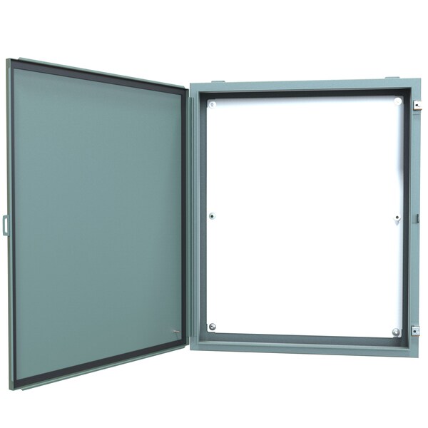 Hammond Steel Electrical Enclosures, 36 in H, 6 in D, 30 in W, NEMA 12, Hinged - 1418M6
