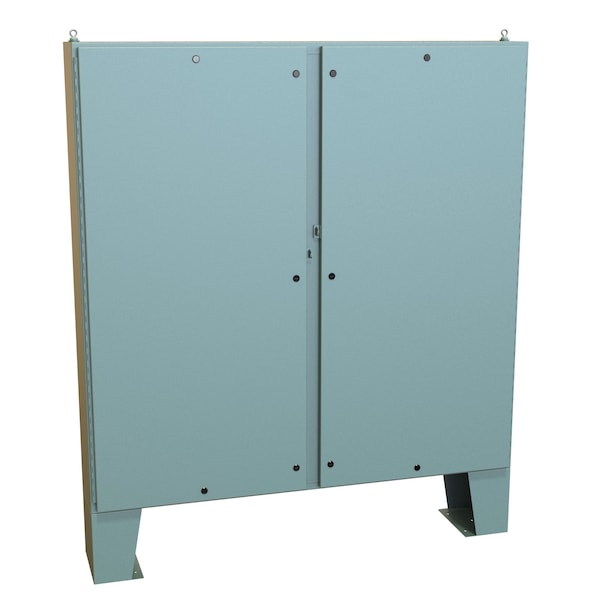 Hammond Steel Electrical Enclosures, 72.13 in H, 12.69 in D, 72.06 in W, NEMA 4, Hinged - 1422N4F12FQT