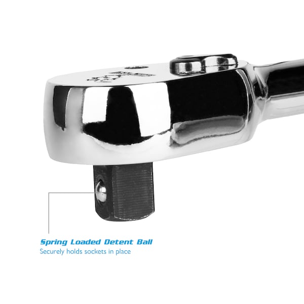 Capri Tools 1/2 in Drive 72-Tooth Low Profile Ratchet - 12500C
