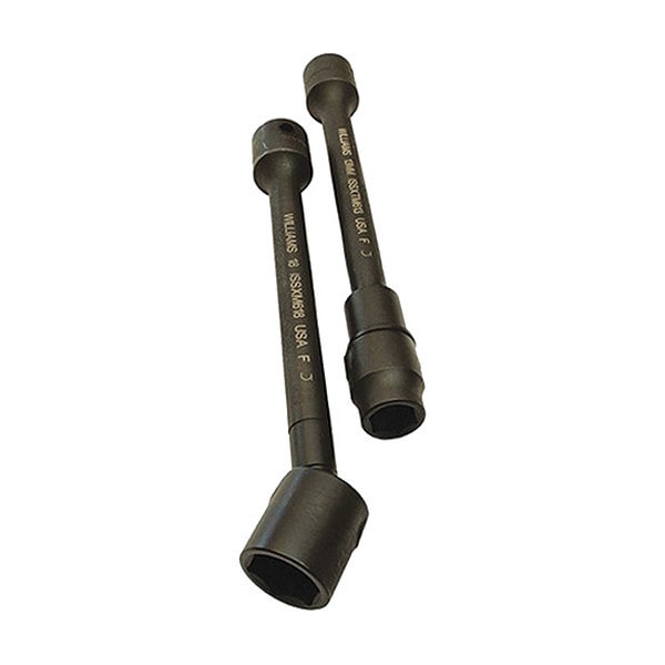 Williams Socket Flextension 1/2" Drive x 9/16", 9.57" Length, Black Industrial - ISSX918