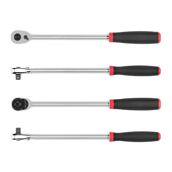 Tekton 3/8 Inch Drive x 12 Inch Quick-Release Comfort Grip Long Ratchet - SRH12112