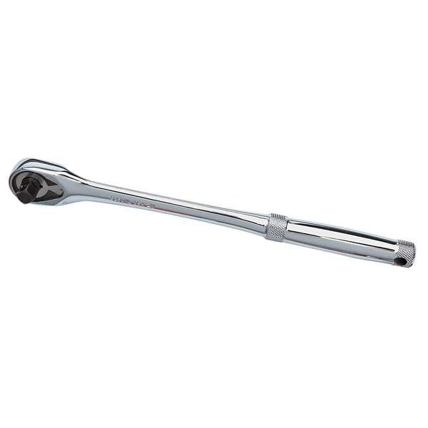 Proto 1/2" Drive 45 Geared Teeth Pear Head Style Hand Ratchet, 10-1/2" L, Full Polish Finish - J5449XL-TT