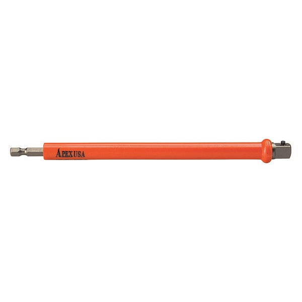 Apex Tool Group 3/8" Drive Adapter, SAE, 1 pcs, Urethane Covered, 8 in L - UG-EX-370-8