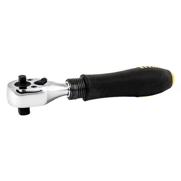 Titan 1/4", 3/8" Drive 72 Geared Teeth Dual, Stubby Ratchet, Dual Head, Stubby, Extendable - 12071