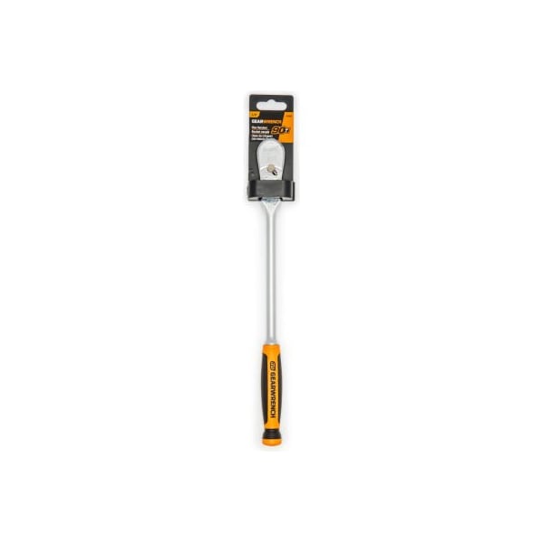 Apex Tool Group Gearwrench® 90 Tooth Dual Material Flex Head Teardrop Ratchet with 3/8" Drive Tang, 13"L - 81210T