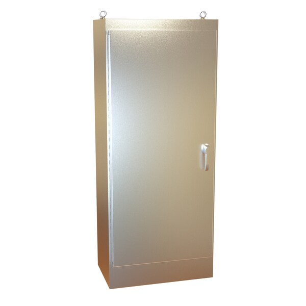 Hammond 304 Stainless Steel Electrical Enclosures, 72.06 in H, 18.06 in D, 30.06 in W, NEMA 4X, Hinged - HN4FS723018SS