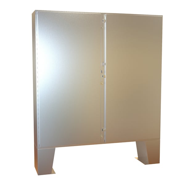 Hammond 316 Stainless Steel Electrical Enclosures, 60.13 in H, 12.69 in D, 60.06 in W, NEMA 4X, Hinged - 1422N4S16D12F