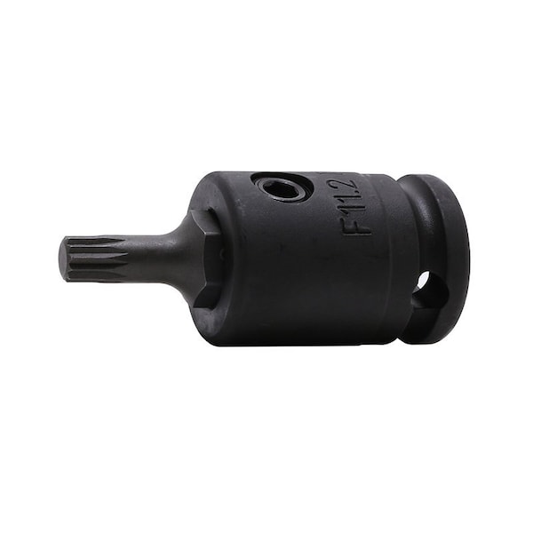Ko-Ken Bit Socket XZN M10 Triple Square 52mm 3/8 Sq. Drive - 13134X.52-M10