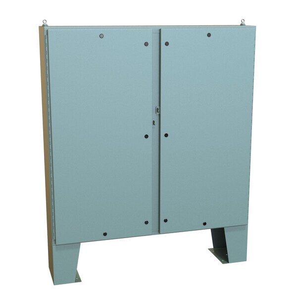 Hammond Steel Electrical Enclosures, 60.13 in H, 12.69 in D, 60.06 in W, NEMA 4, Hinged - 1422N4D12FQT