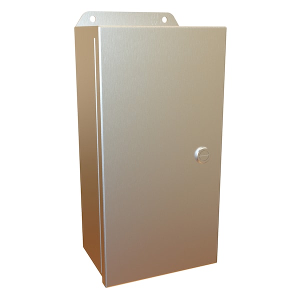 Hammond 316 Stainless Steel Electrical Enclosures, 12 in H, 4 in D, 6 in W, NEMA 4X, Hinged - EJ1264S16