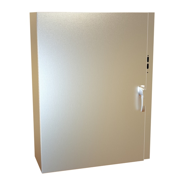 Hammond 304 Stainless Steel Electrical Enclosures, 42 in H, 12 in D, 32 in W, NEMA 4X, Hinged - EN4DSC423212SS