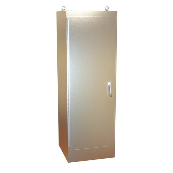 Hammond 316 Stainless Steel Electrical Enclosures, 72 in H, 24 in D, 24 in W, NEMA 4X, Hinged - HN4FS722424DS16