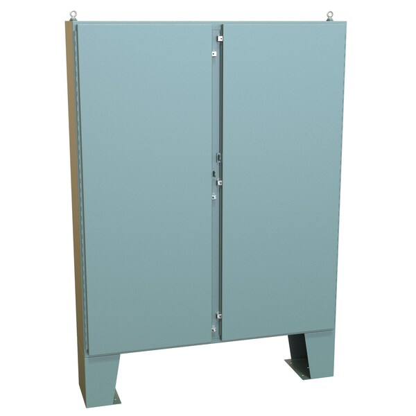 Hammond Steel Electrical Enclosures, 72.13 in H, 12.69 in D, 60.06 in W, NEMA 4, Hinged - 1422N4E12F