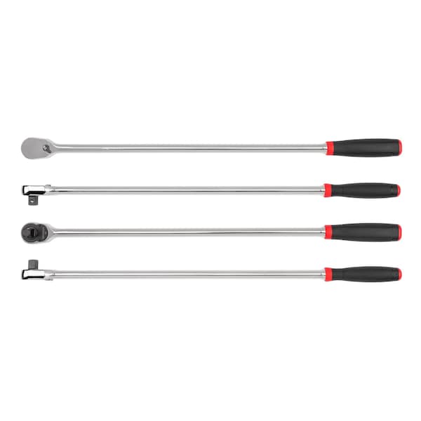 Tekton 1/2 Inch Drive x 24 Inch Comfort Grip Extra-Long Ratchet - SRH02224
