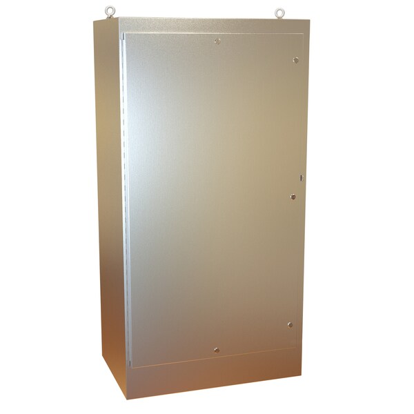 Hammond 316 Stainless Steel Electrical Enclosures, 72.06 in H, 24.06 in D, 37.06 in W, NEMA 4X, Hinged - 1418N4S16Y24QT