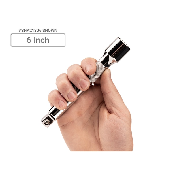 Tekton 1/2 Inch Drive Wobble Extension Set, 3-Piece (3, 6, 10 in.) - SHA92015