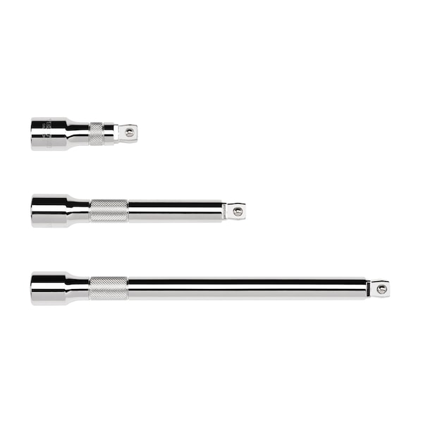 Tekton 1/2 Inch Drive Wobble Extension Set, 3-Piece (3, 6, 10 in.) - SHA92015