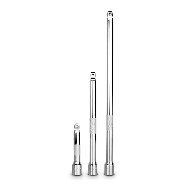 Capri Tools 1/2 in Drive 5, 10, 15 in Wobble Extension Bar Set, 3 pcs - 1-2600