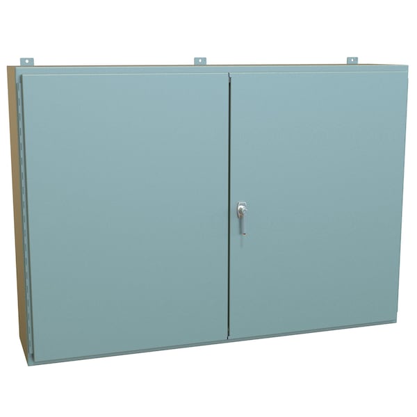 Hammond Steel Electrical Enclosures, 42.13 in H, 12.69 in D, 60.06 in W, NEMA 12, Hinged - 1422VX12