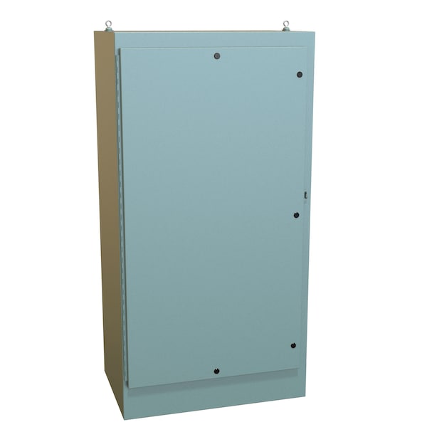 Hammond Steel Electrical Enclosures, 72.06 in H, 24.06 in D, 37.06 in W, NEMA 4, Hinged - 1418N4Y24QT