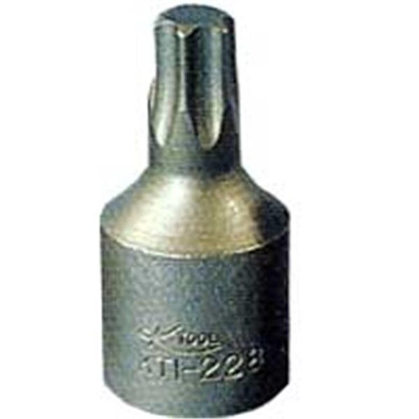 K-Tool International K Tool International KTI22860 3/8 Inch Drive Chrome Vanadium Steel Torx Socket T-60 - KTI22860