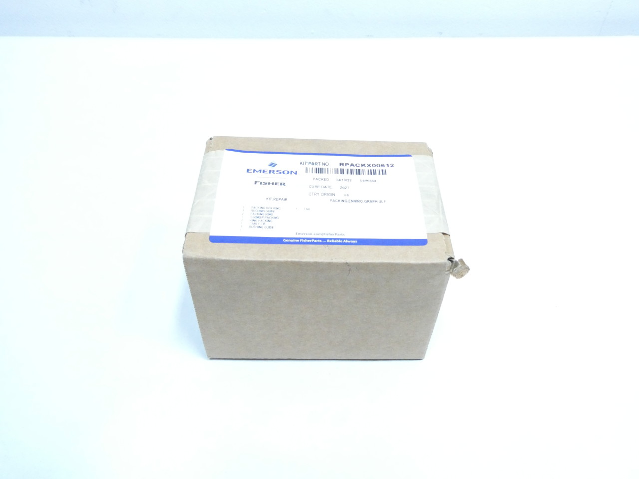 FISHER RPACKX00612 ENVIRO PACKING REPAIR KIT VALVE PARTS AND ACCESSORY