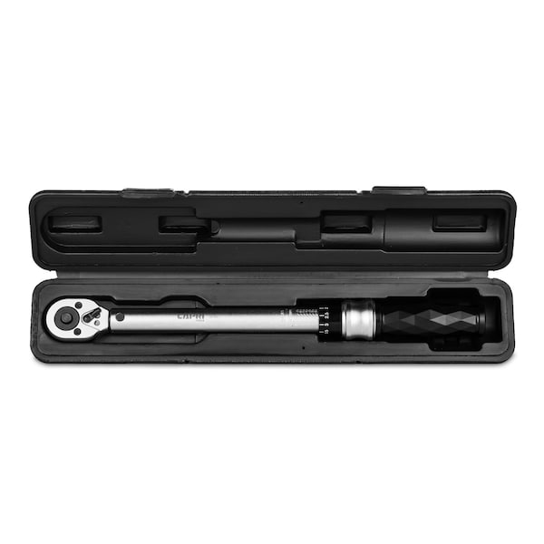 Capri Tools 3/8 in Drive Diamond Ergonomic Grip Torque Wrench, 15-80 ft.-lb. - CP31101
