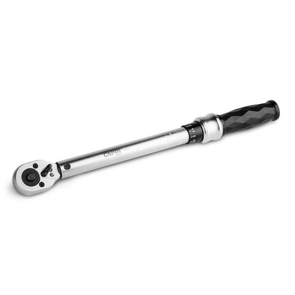 Capri Tools 3/8 in Drive Diamond Ergonomic Grip Torque Wrench, 15-80 ft.-lb. - CP31101