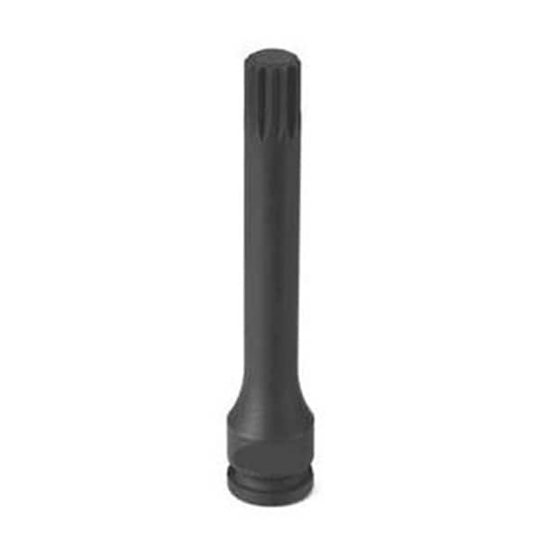 Grey Pneumatic 3/8" Drive x M5 Tamper Proof Triple Sq. 4" Length - 11054ST