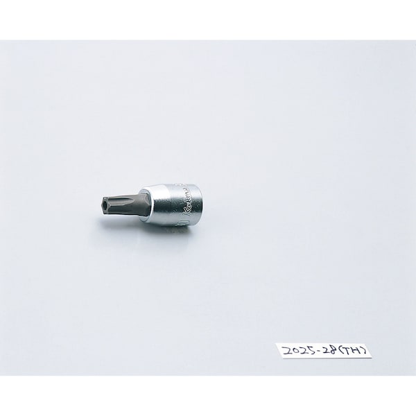 Ko-Ken Bit Socket TORX T25H Tamper Resistant 28mm 1/4 Sq. Drive - 2025.28-T25H