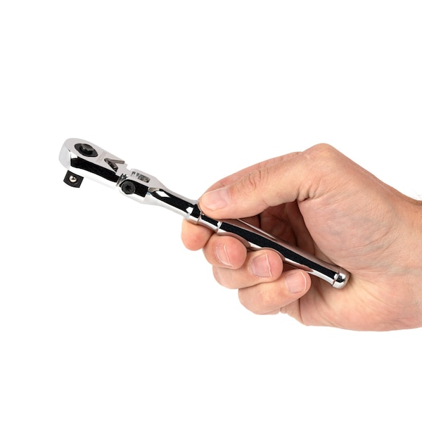 Tekton 3/8 Inch Drive x 6 Inch Flex Head Quick-Release Small Body Ratchet - SRH31506