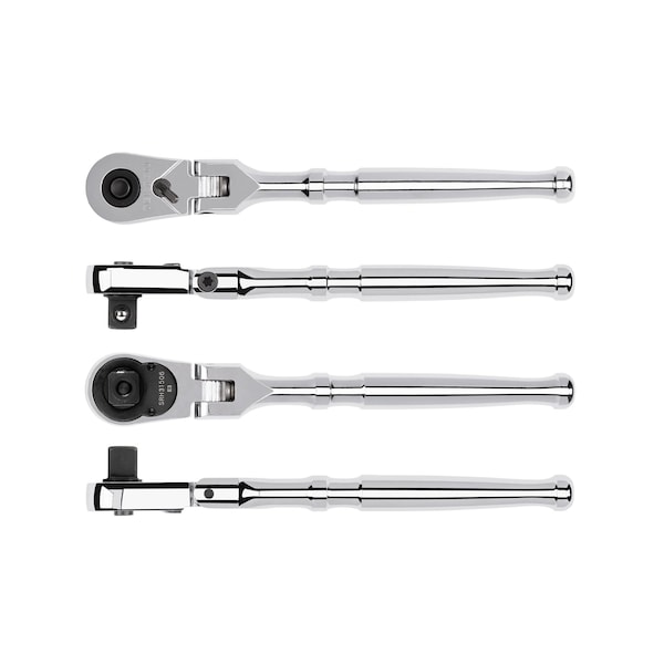 Tekton 3/8 Inch Drive x 6 Inch Flex Head Quick-Release Small Body Ratchet - SRH31506