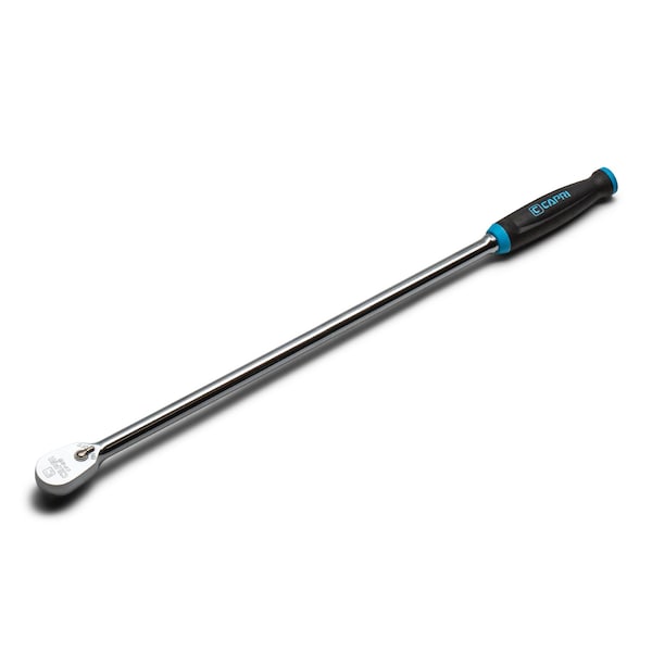 Capri Tools 3/8 in. Drive Fine 90-Tooth Extra Long Ratchet, Ergonomic Soft Grip - CP90S38L