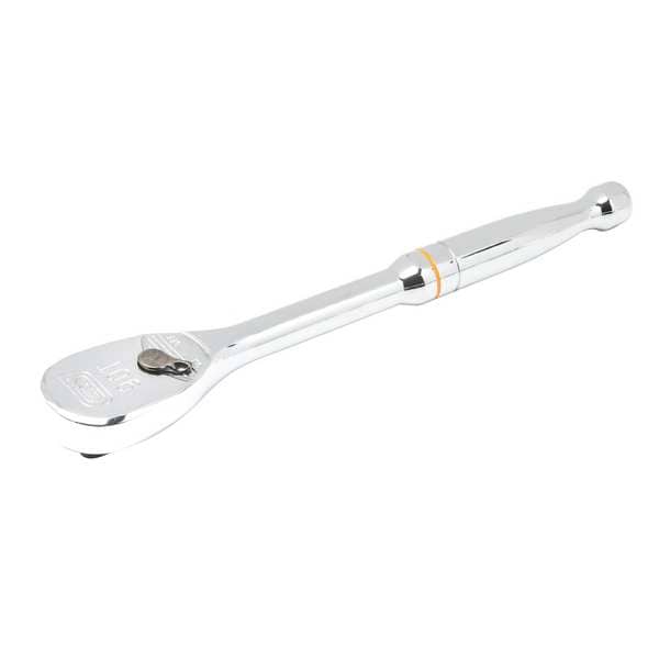Gearwrench 1/2" Drive 90 Geared Teeth Teardrop Head Style Hand Ratchet, 11" L, Full Polish Chrome Finish - 81304T