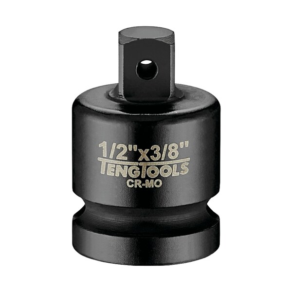 Teng Tools 1/2 Inch Female To 3/8 Inch Male DIN Chrome Molybdenum 1/2 Inch Drive Impact Adapter - 920036N