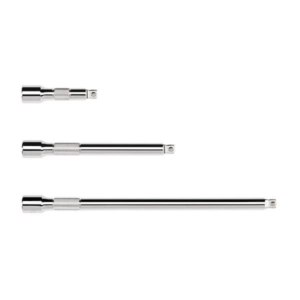 Tekton 3/8 Inch Drive Wobble Extension Set, 3-Piece (3, 6, 10 in.) - SHA91014