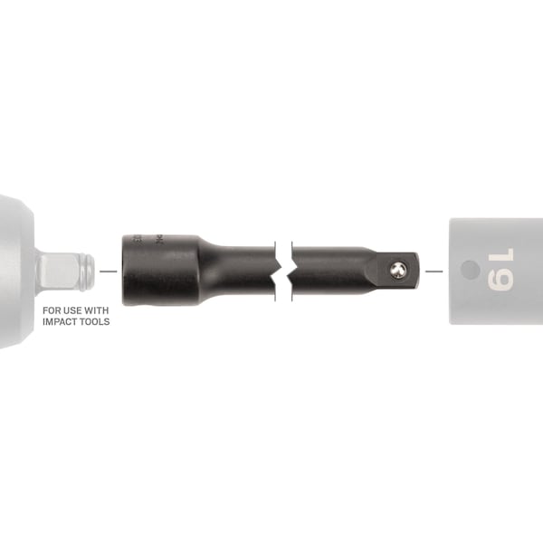 Tekton 3/8 Inch Drive x 10 Inch Impact Extension - SIA11110