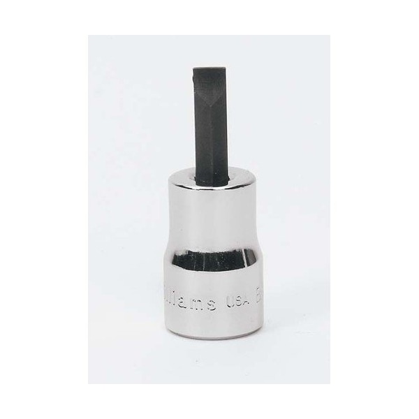 Williams Socket Bit, 3/8 Inch Dr, 3/16 x 0.032 Inch Size, Slotted - JHWBA-5A-1S